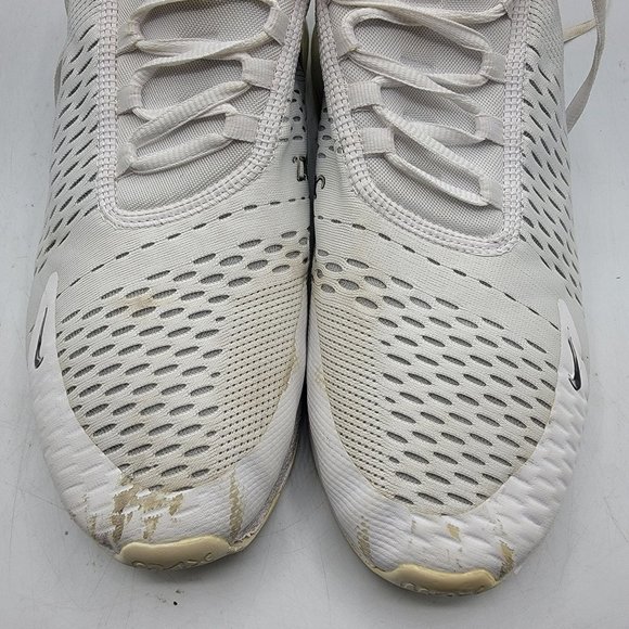 Nike Air Max 270 Mens Size 11 White Black Running Athletic Shoes AH8050-100 main image 9